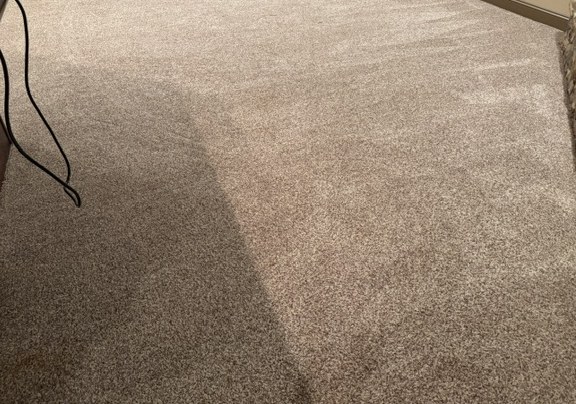 Completed carpet stretching work by YesSir Services