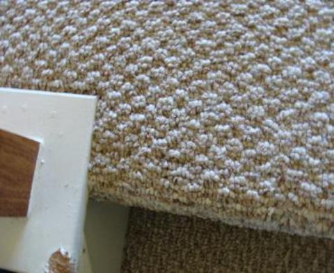 Carpet Repair Berber Corner After - YesSir Services carpet project in Metro Atlanta