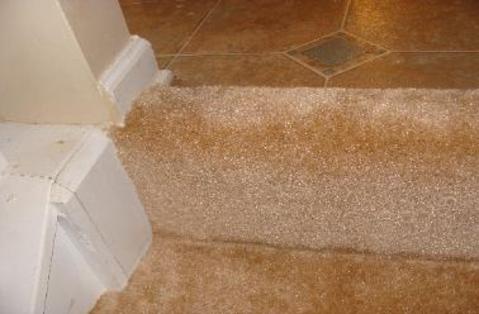 Carpet Repair Stairs After - YesSir Services carpet project in Metro Atlanta