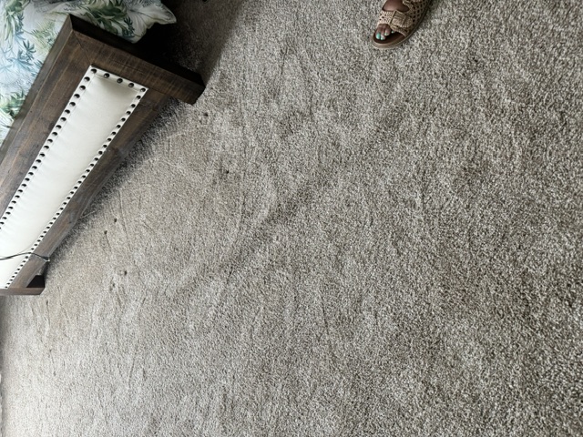 YesSir Services carpet stretching repair and cleaning project