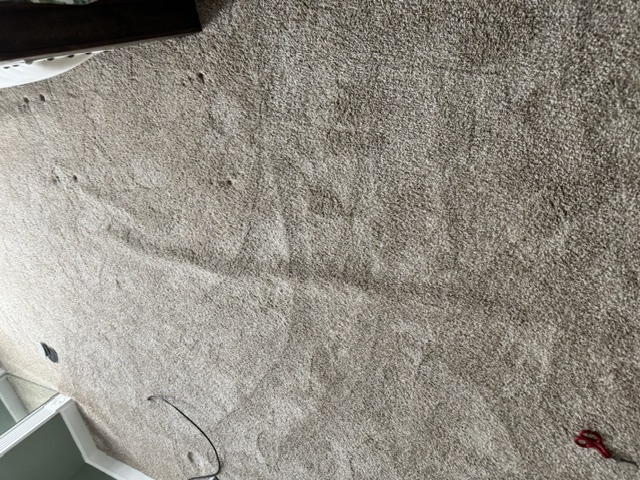 YesSir Services carpet stretching repair and cleaning project