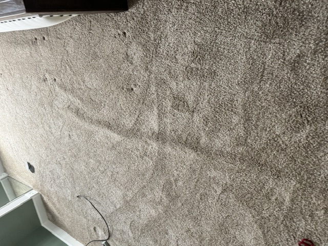 YesSir Services carpet stretching repair and cleaning project